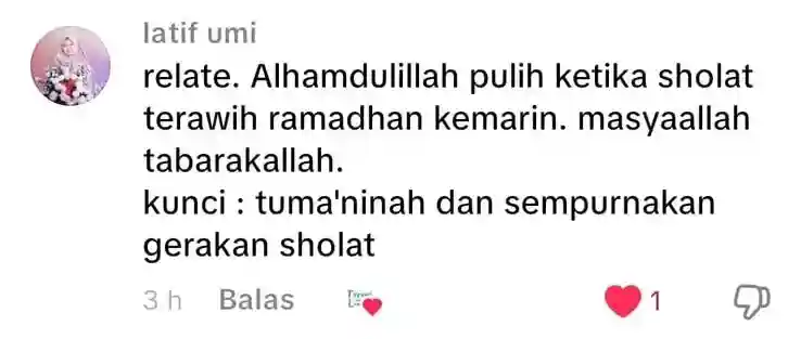 Cerita Kesembuhan Saraf Kejepit